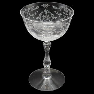 Fostoria Navarre Clear Crystal  Champagne/Tall Sherbet Glass