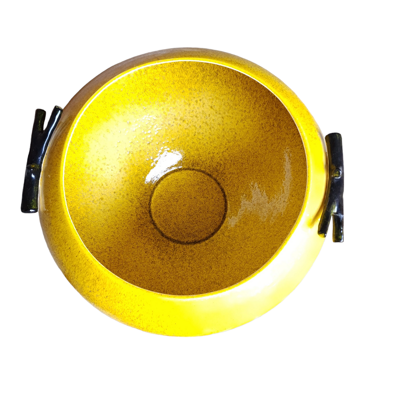 Chelsea House Yellow Wool Garden Decorative Bowl
