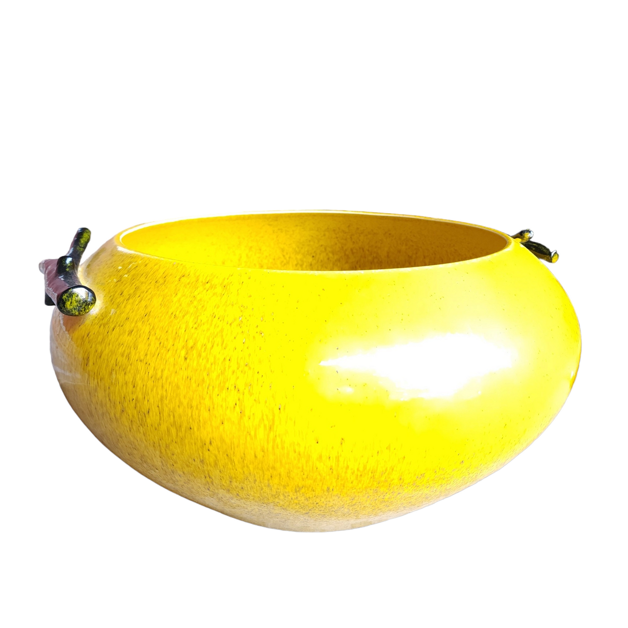 Chelsea House Yellow Wool Garden Decorative Bowl
