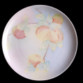 Holiday China V Hand Painted Peaches Pattern Cabinet Plate