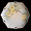 Vintage Hand Painted Floral Pattern Cabinet Plate Western Germany