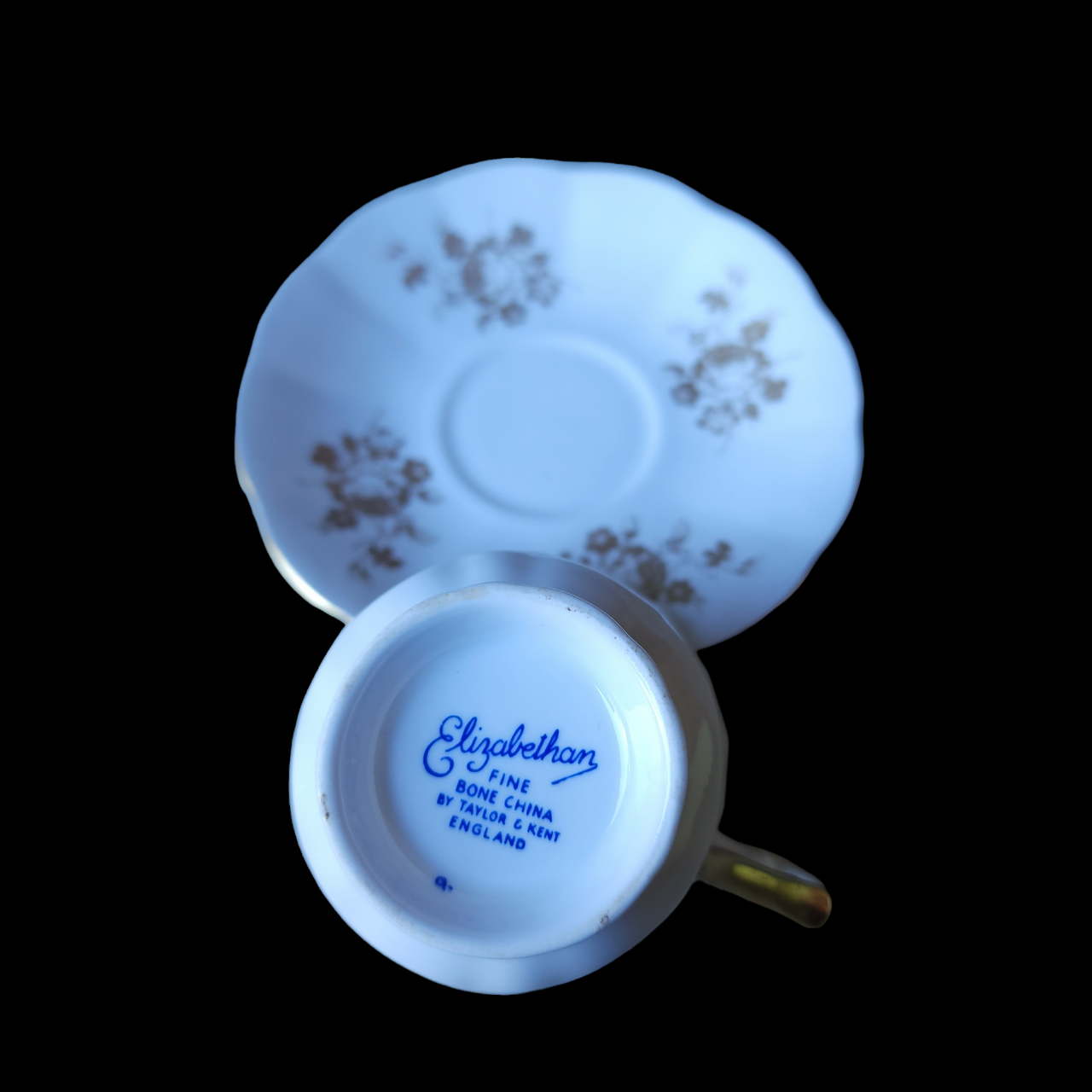 Taylor & Kent Elizabethan Fine Bone Chana Teacup & Saucer Set