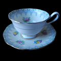 Royal Albert Torquay Footed Cup & Saucer Set