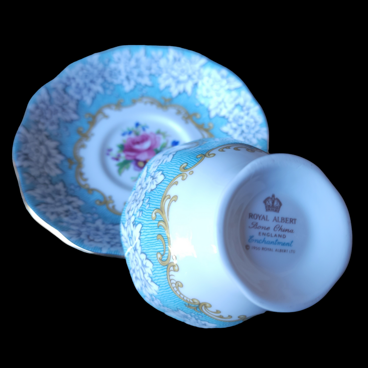 Royal Albert Enchantment Footed Cup & Saucer Set