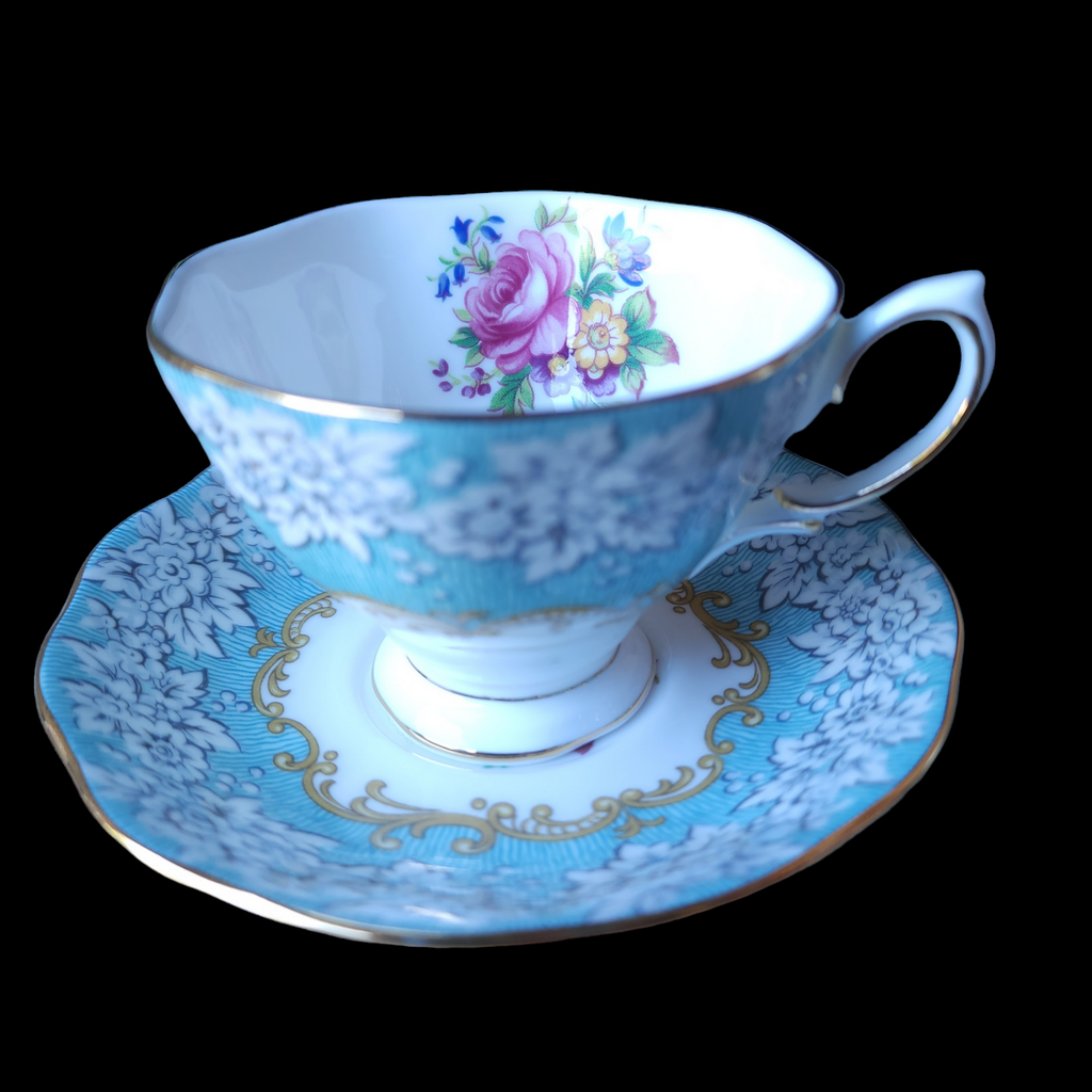 Royal Albert Enchantment Footed Cup & Saucer Set