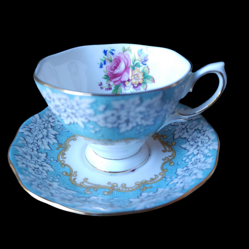Royal Albert Enchantment Footed Cup & Saucer Set