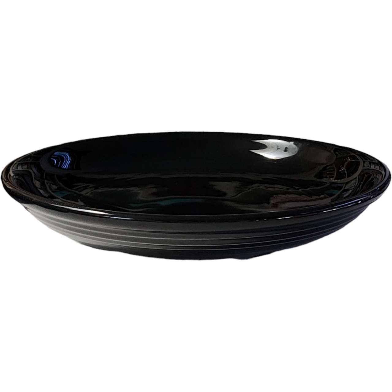 11" Homer Laughlin Fiesta Black Large Presentation Bowl