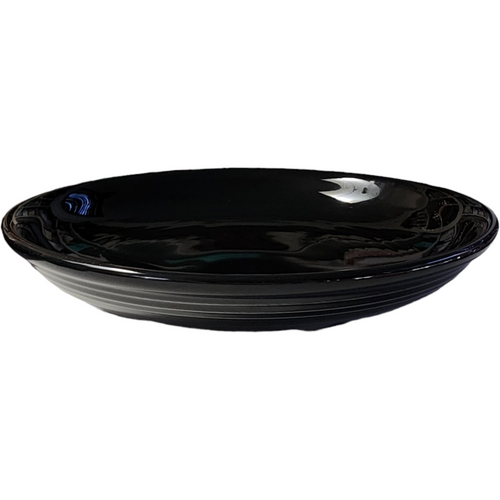11" Homer Laughlin Fiesta Black Large Presentation Bowl