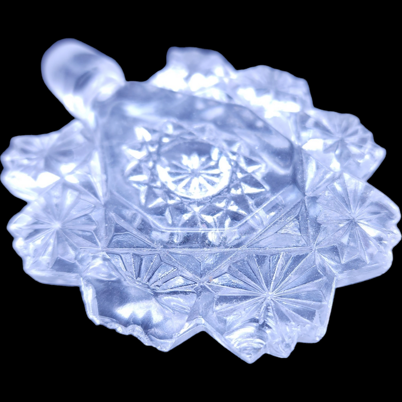 Imperial Glass-Ohio Brunswick & Hobstar Perfume Bottle