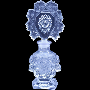 Imperial Glass-Ohio Brunswick & Hobstar Perfume Bottle