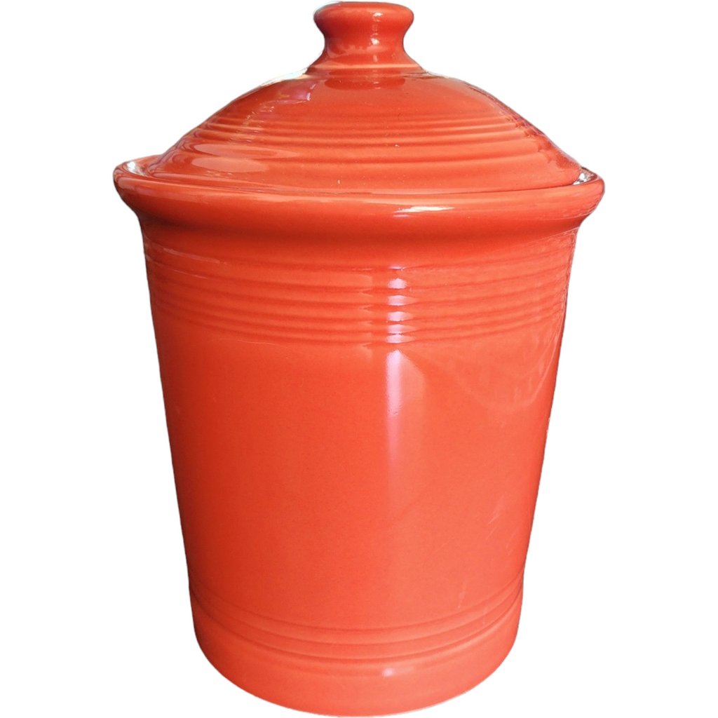 Homer Laughlin Fiesta Poppy Medium Canister & Lid