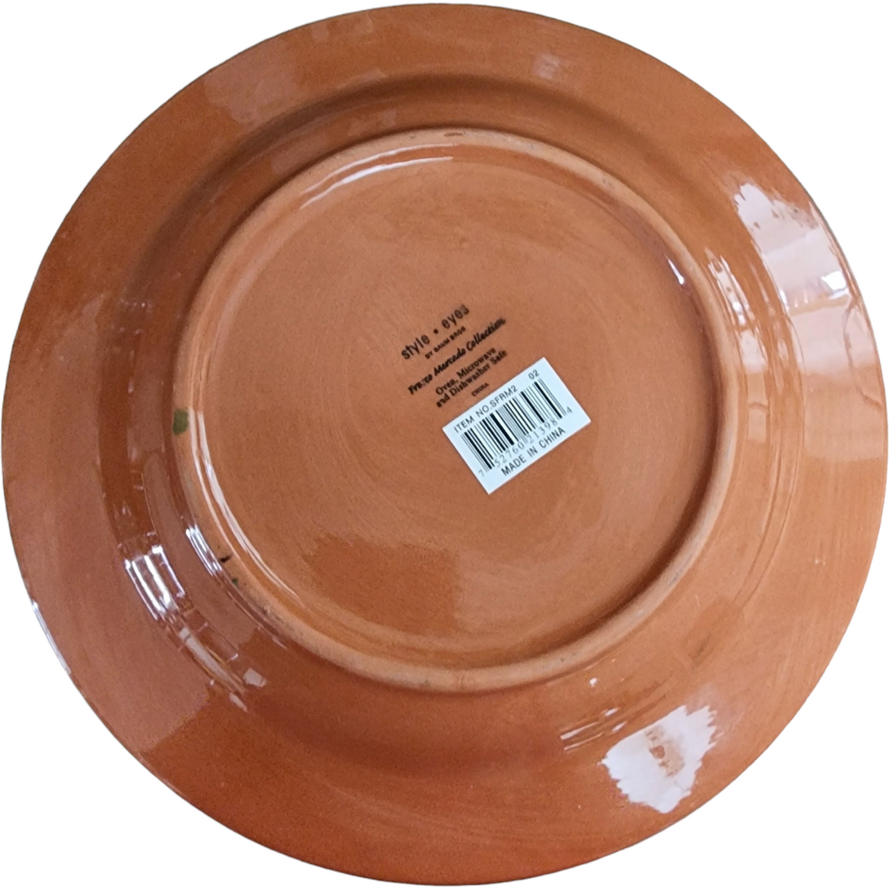 Baum Bros Fresco Mercado Collection Ceramic Plate Set of 4