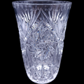 Cazlor Crystal Tasia Star Pinwheel Lead Crystal Flower Vase