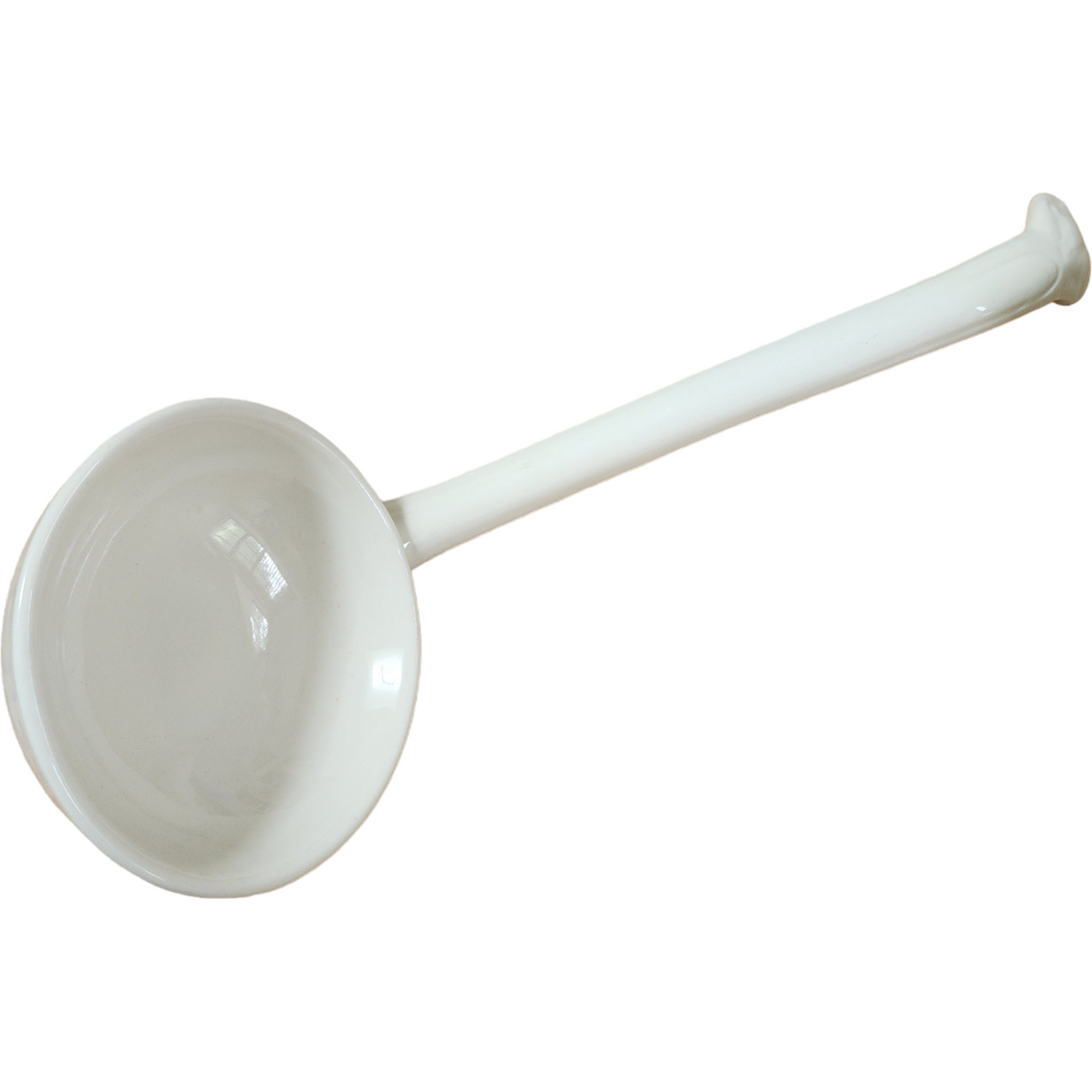 Meakin J&G White Ironstone Wheat & Grape Large Soup Size Ladle