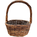 18" Wicker Rattan Farmhouse Home Decor Storage Primitive Basket