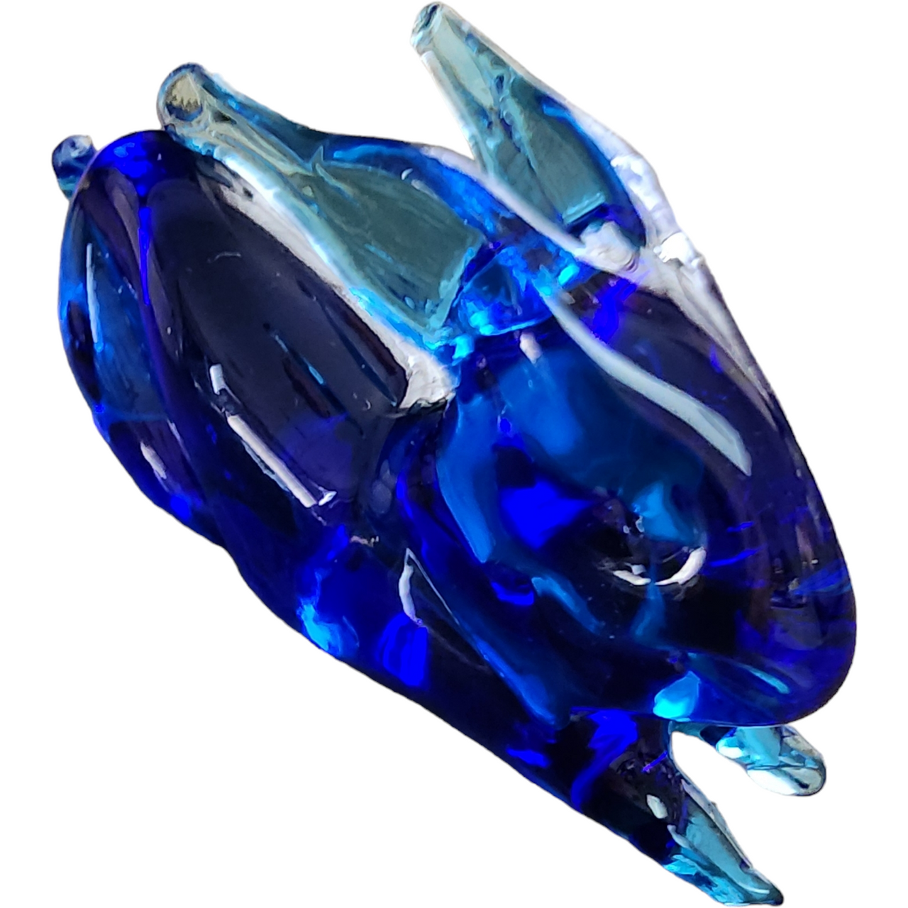 Pilgrim Glass Animals Cobalt Blue Bunny Rabbit Figurine Paperweight