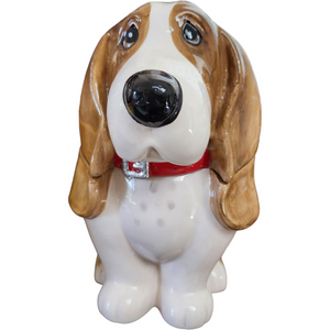 Pioneer Woman Figural Dog Shaped Cookie Jar & Lid