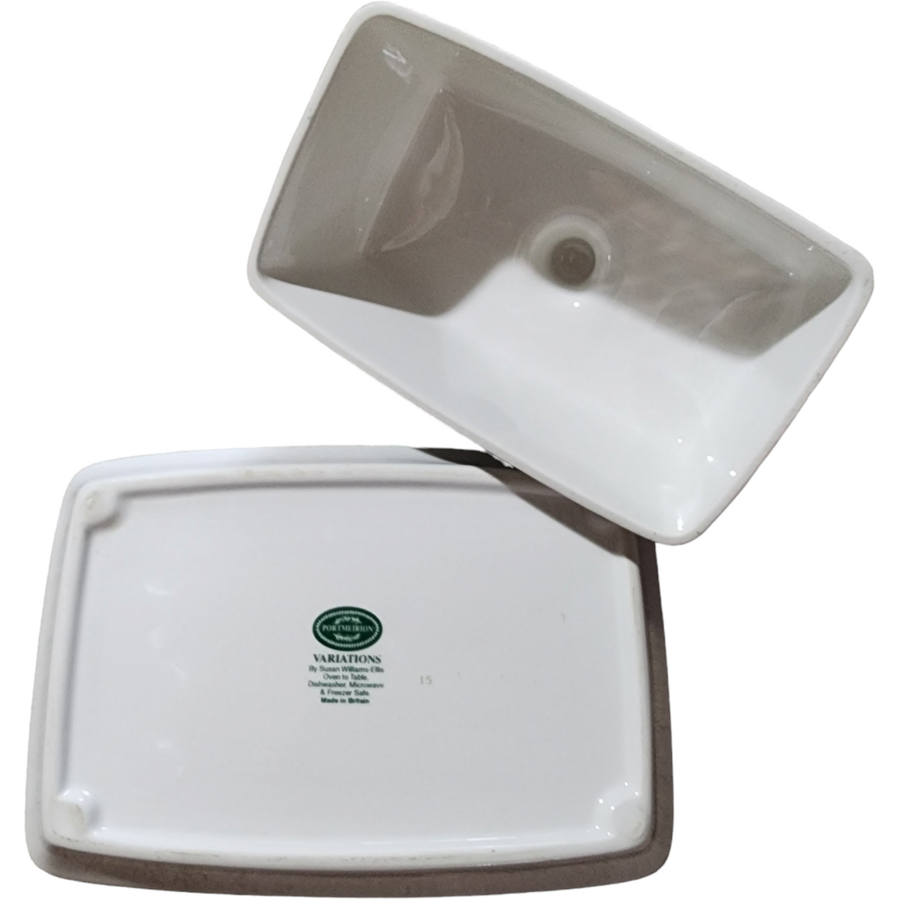 Portmeirion Variations 1/4 Lb Butter and Lid