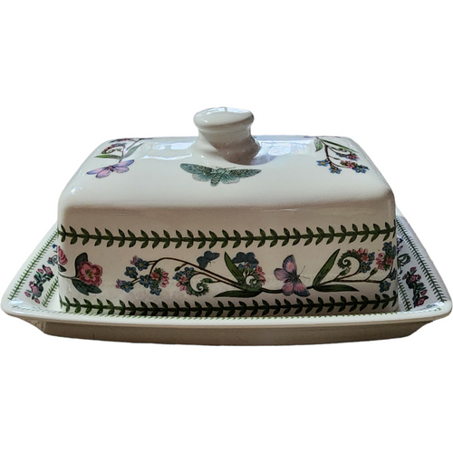 Portmeirion Variations 1/4 Lb Butter and Lid