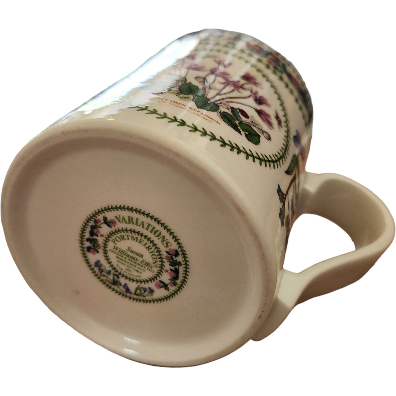 Portmeirion Variations Cyclamen Breakfast Mug