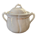Powell Bishop & Stonier Royal Ironston Gold Trim Farmhouse Sugar Bowl