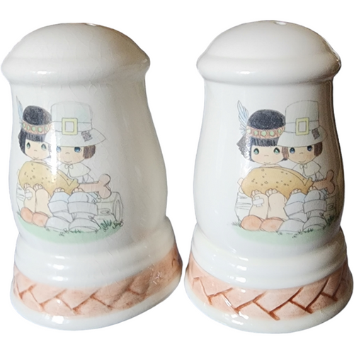 Precious 1990's Moments Thanksgiving Salt and Pepper Shaker