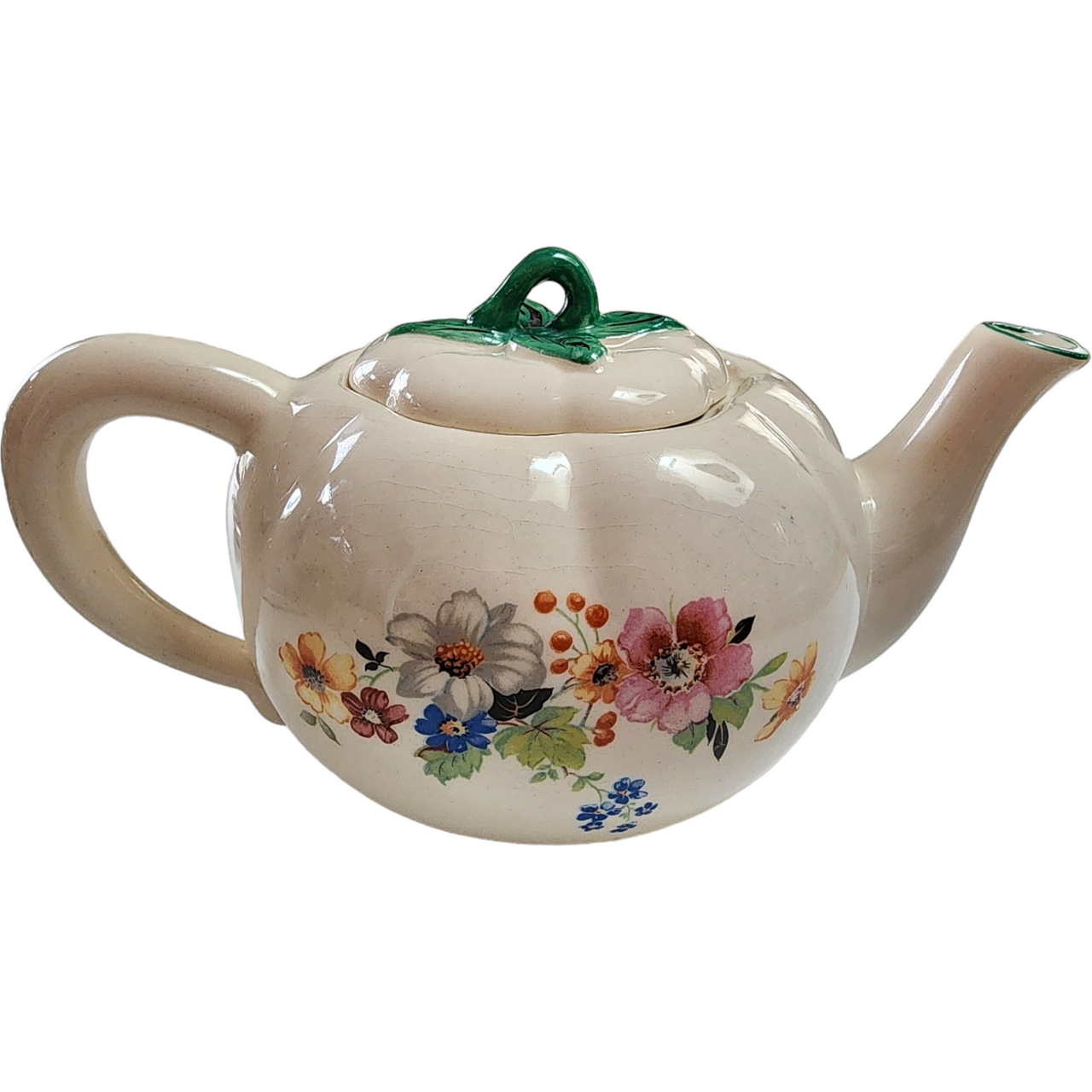 Princess Empcraft Florals Rim Green Trim Porcelain Tea Set Service