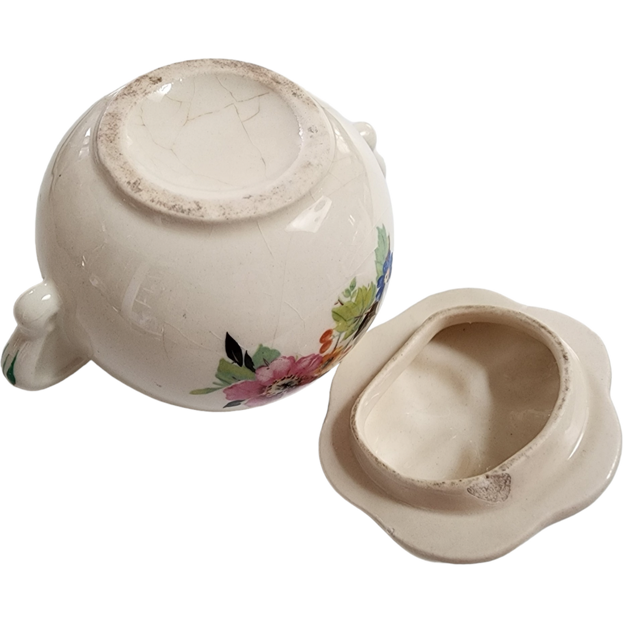 Princess Empcraft Florals Rim Green Trim Porcelain Tea Set Service