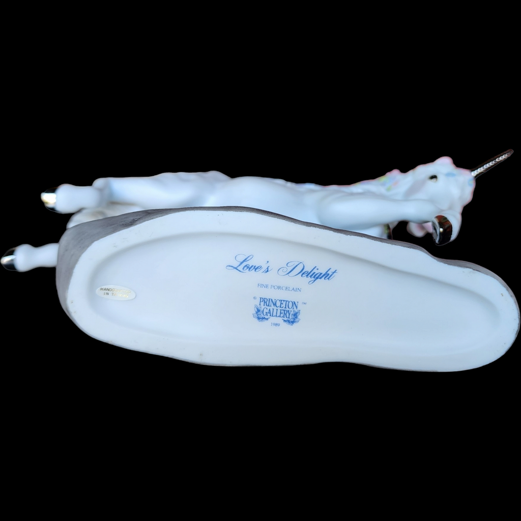 Princeton Gallery Unicorns  Love's Delight Figurine Collectible Boxed
