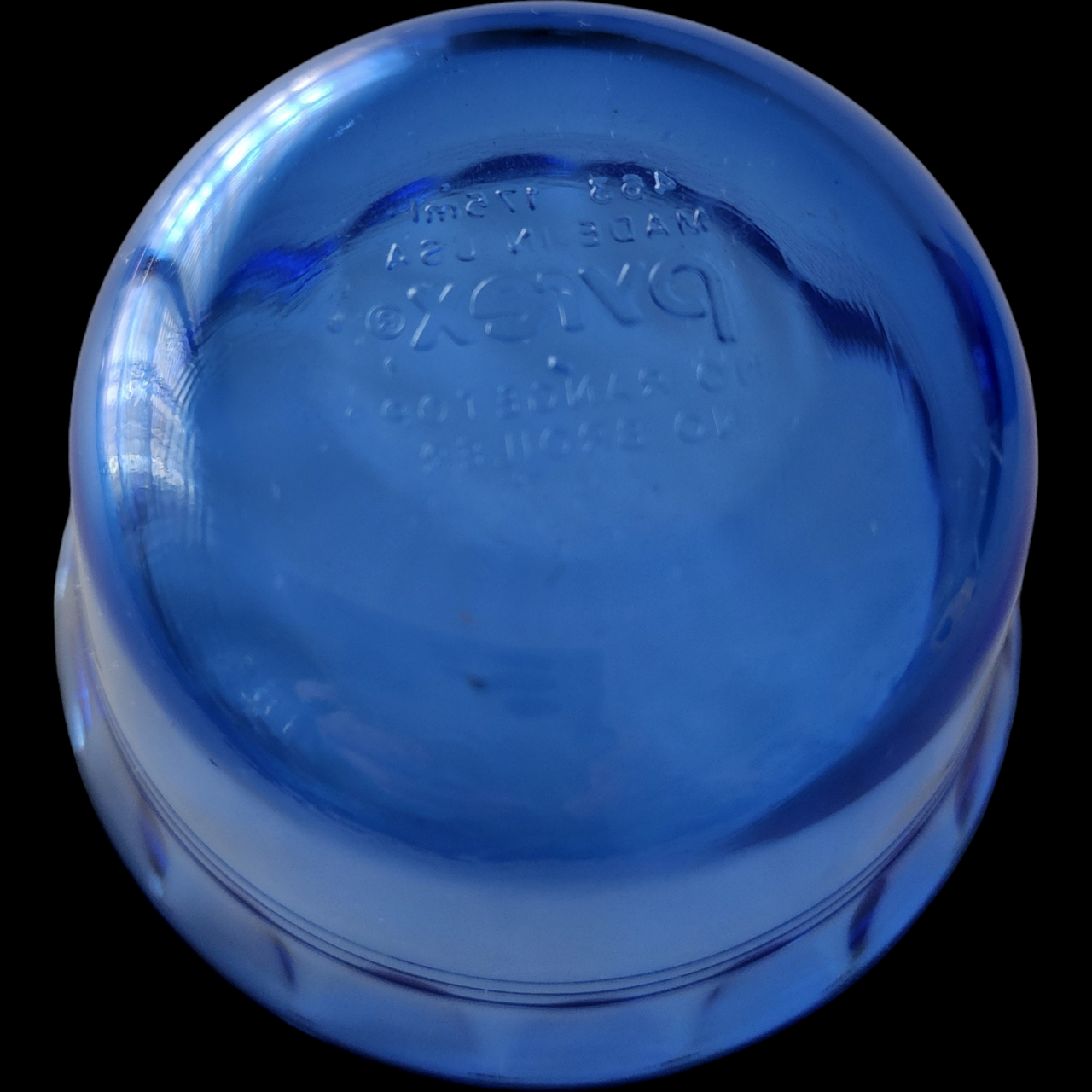 Pyrex Cobalt Blue Glass Ramekins Set of 4
