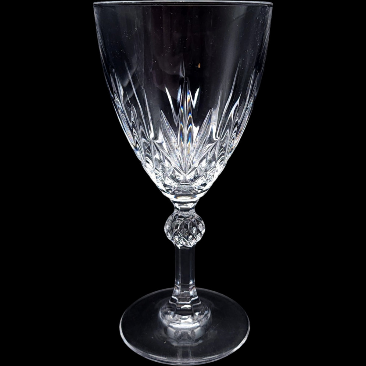 RCR Royal Crystal Rock Linea Gala Cut Crystal Water Goblet