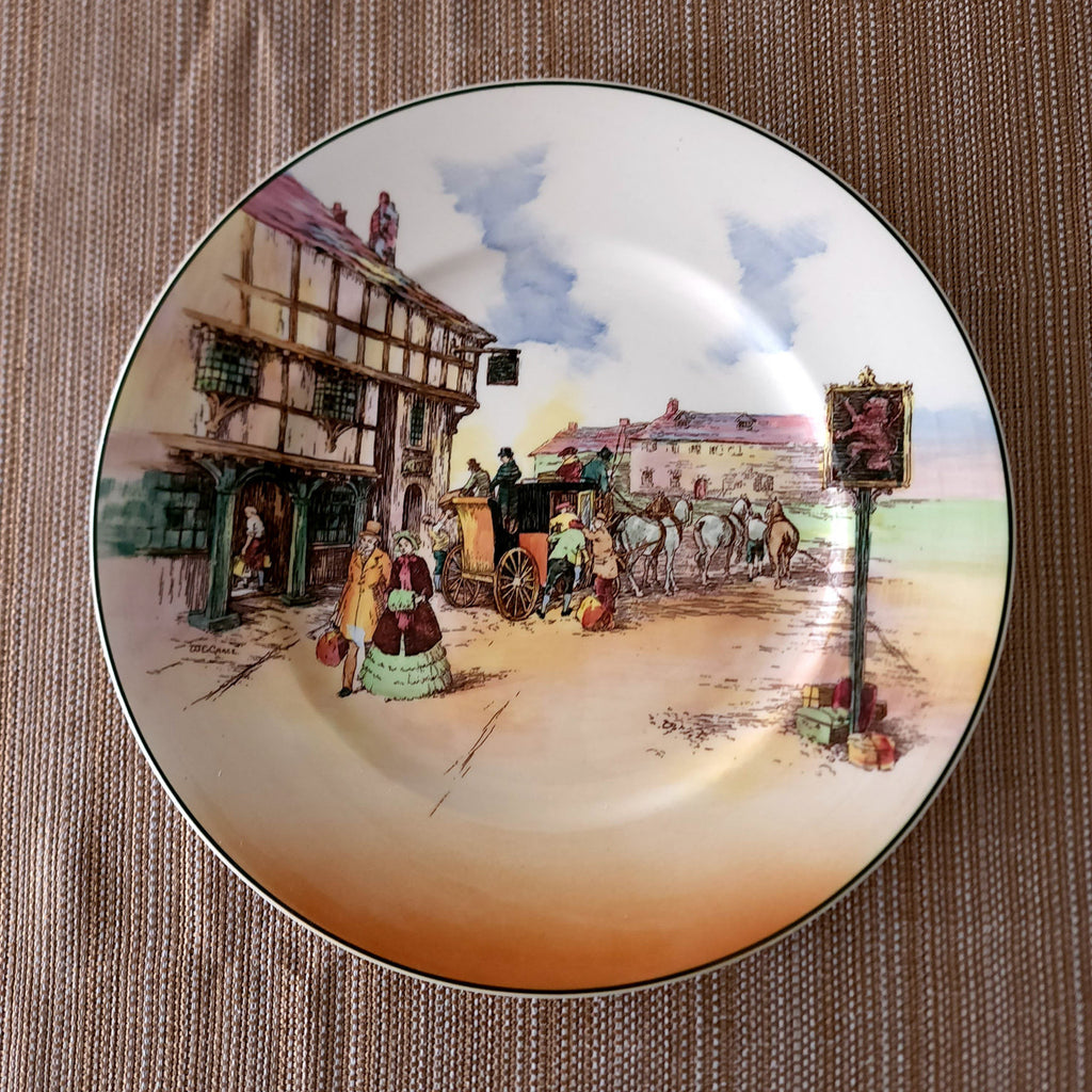 ROYAL DOULTON Old English Coaching Scenes Dinner Plate