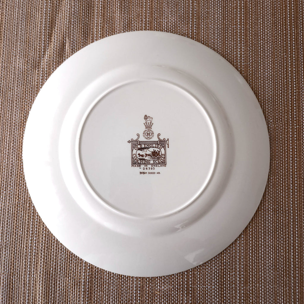 ROYAL DOULTON Old English Coaching Scenes Dinner Plate