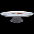 12" Rochard Limoges France Floral Pedestal Cake Stand