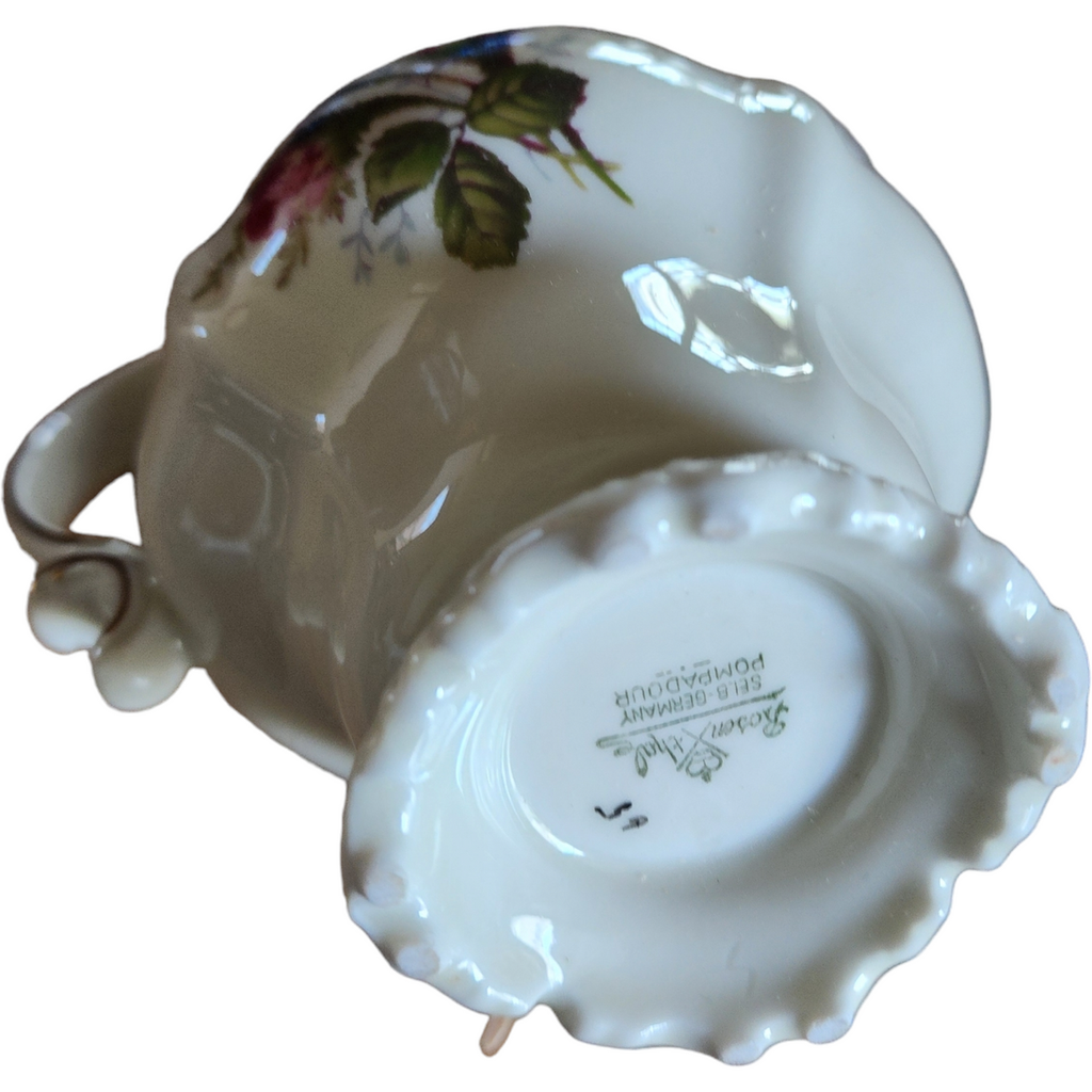 Rosenthal - Continental Pompadour Ivory Moss Rose Creamer