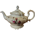 Rosenthal - Continental Pompadour Ivory Moss Rose Teapot & Lid