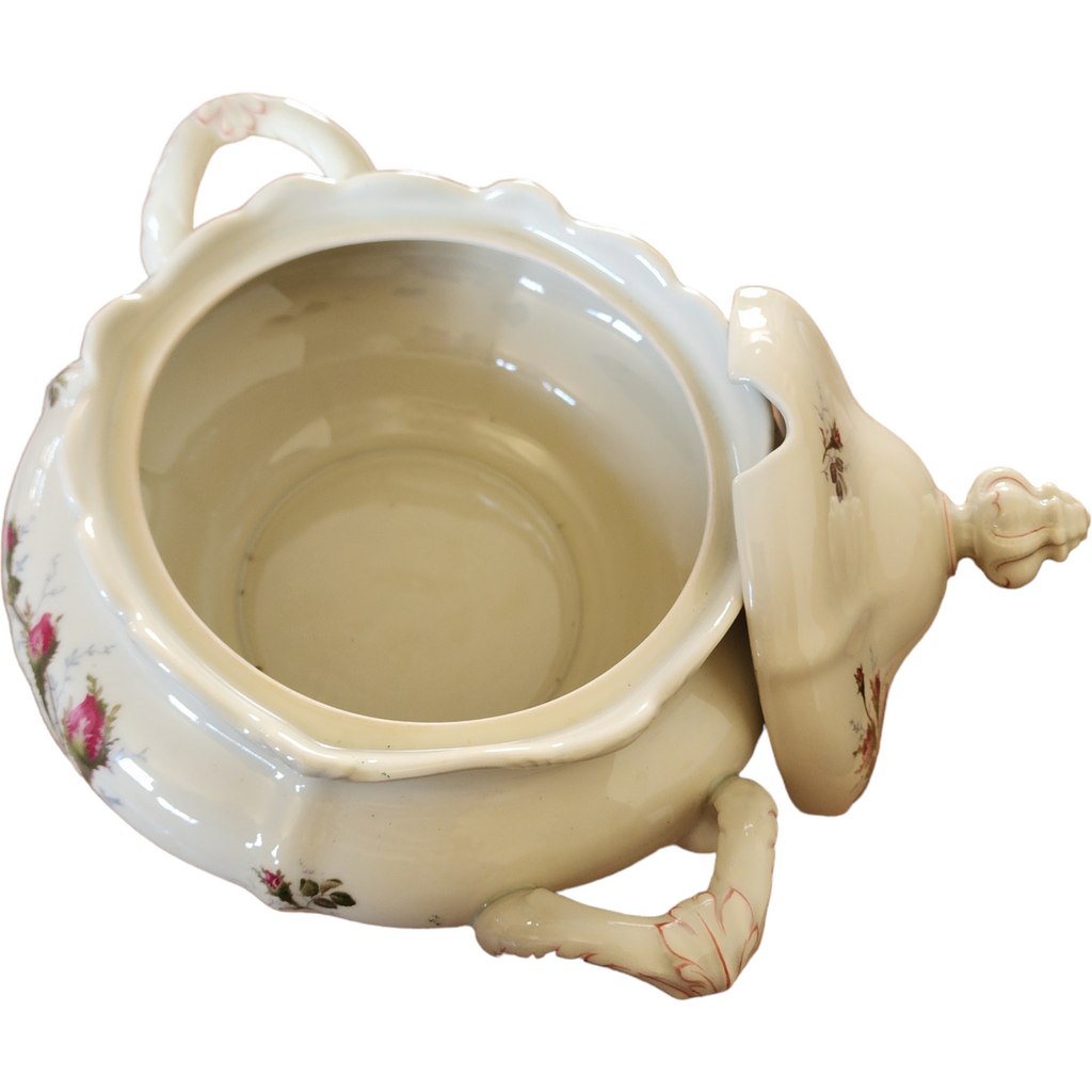 Rosenthal - Continental Pompadour Ivory Moss Rose Tureen & Lid