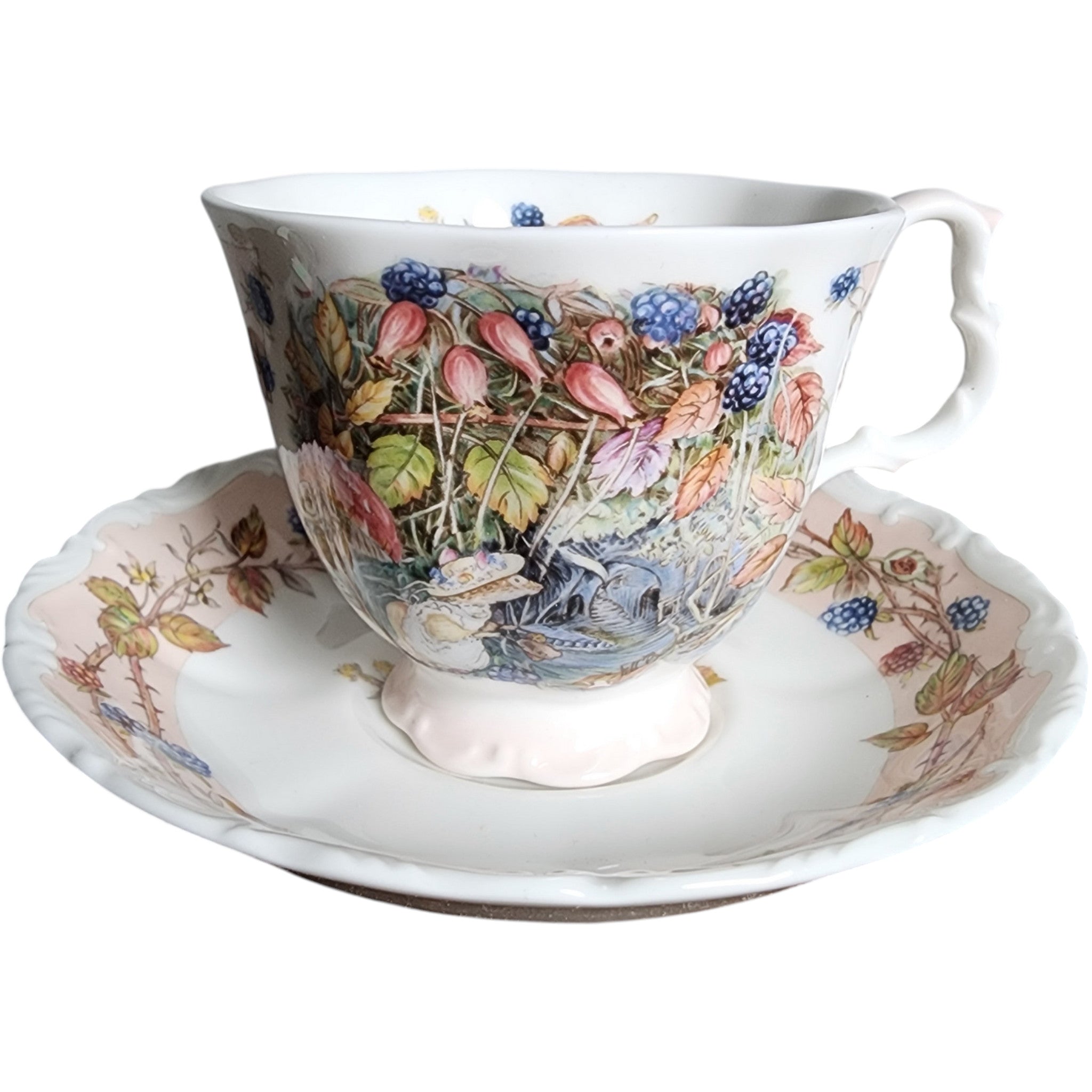 Royal Doulton Brambly Hedge Autumn Teacup and Saucer Set