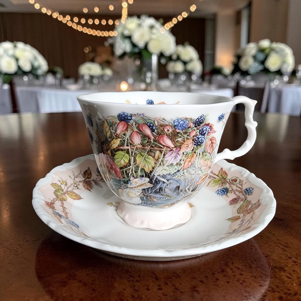 Royal Doulton Brambly Hedge Autumn Teacup and Saucer Set