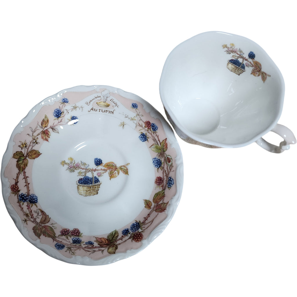 Royal Doulton Brambly Hedge Autumn Teacup and Saucer Set