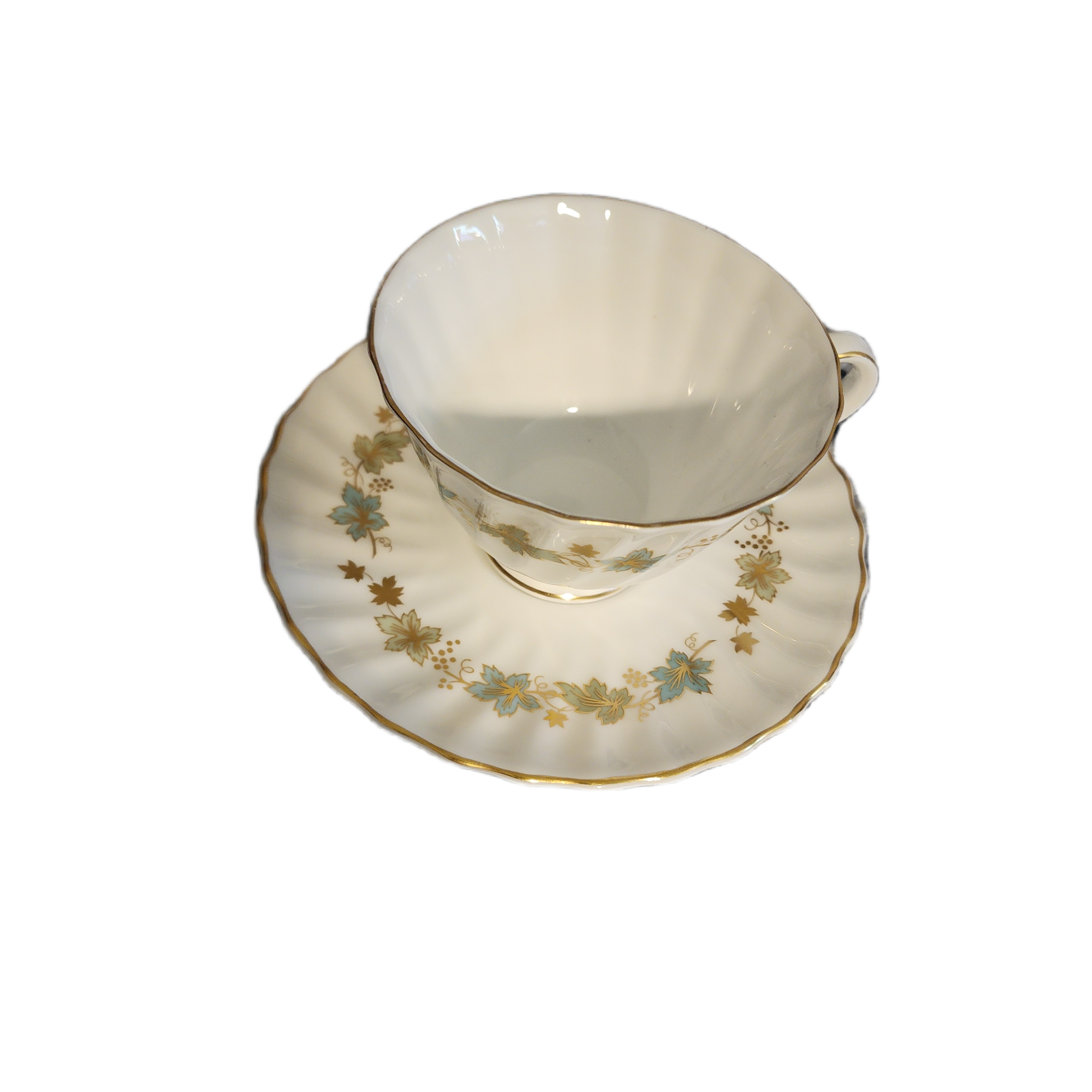 Royal Doulton Piedmont Fine Bone China Teacup and Saucer Set, 1960s