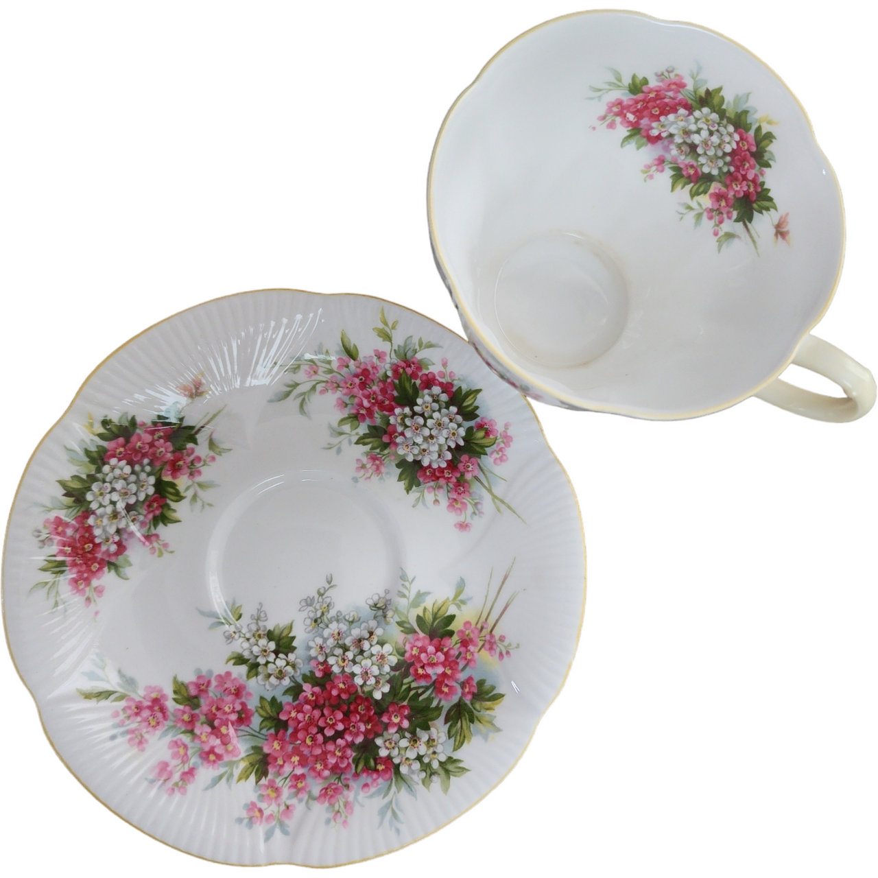 Royal Albert Blossom Time Series Hawthorn Cup & Saucer Set