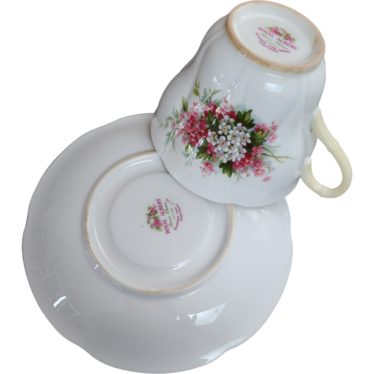 Royal Albert Blossom Time Series Hawthorn Cup & Saucer Set