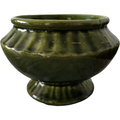 Shawnee Pottery Olive Green Footed Planter