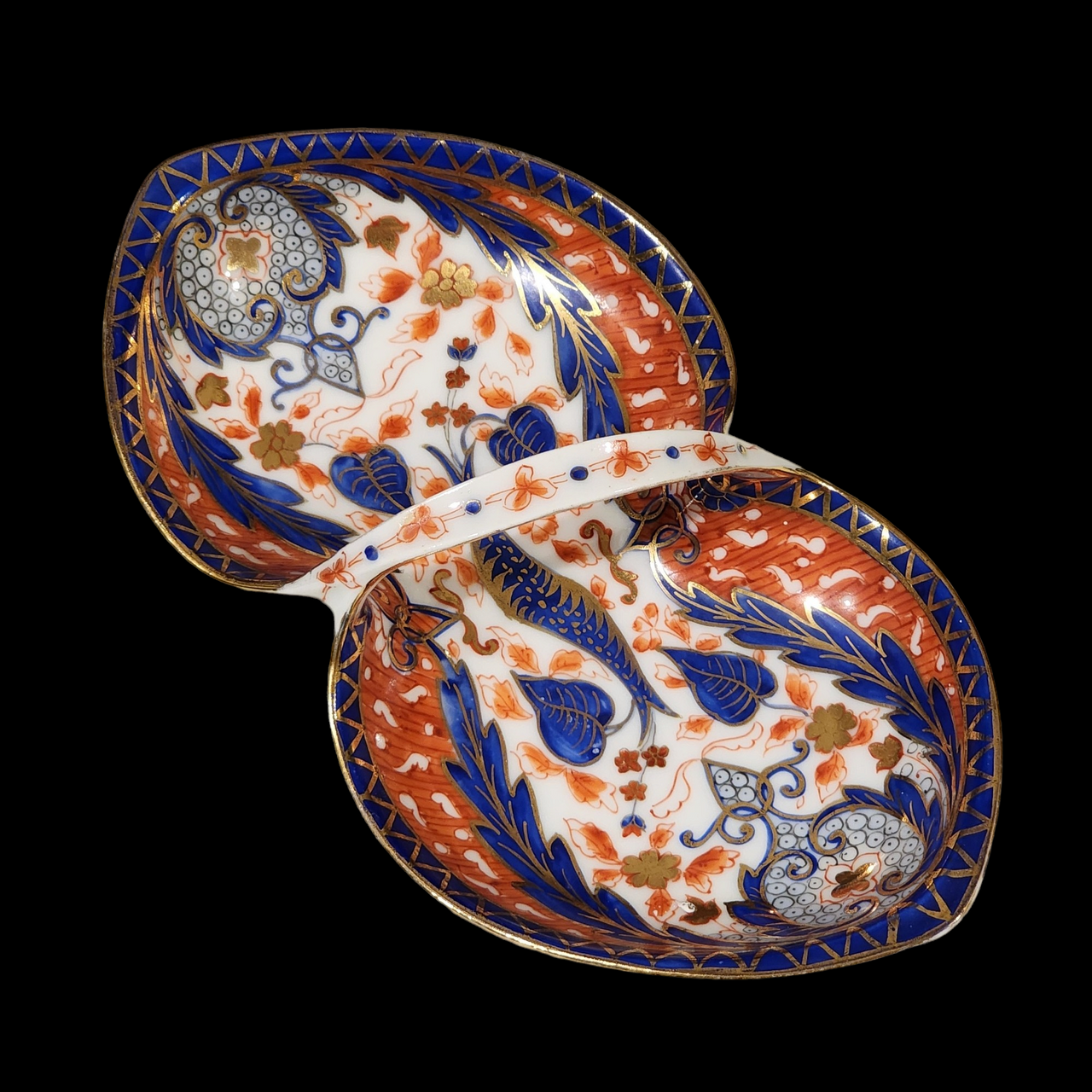 Royal Crown Derby Kings Handled Dish