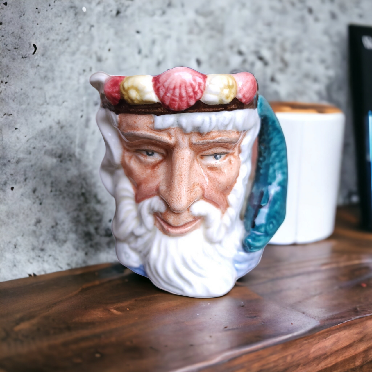 Royal Doulton English Character Jug Neptune Miniature No Box