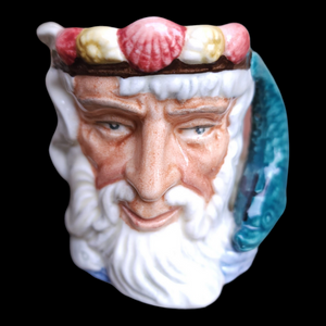 Royal Doulton English Character Jug Neptune Miniature No Box
