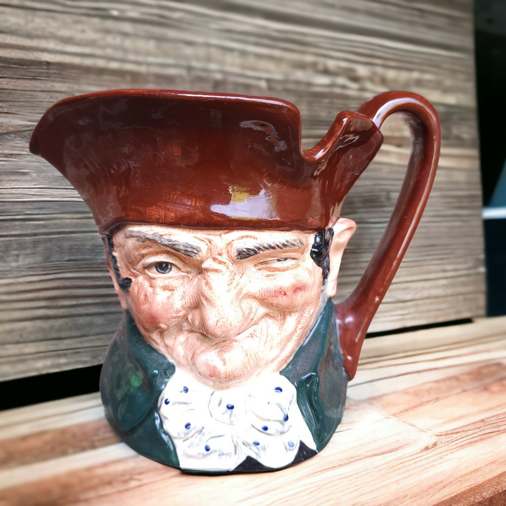 Royal Doulton English Character Jug Old Charley-Large Brown Hat Large No Box