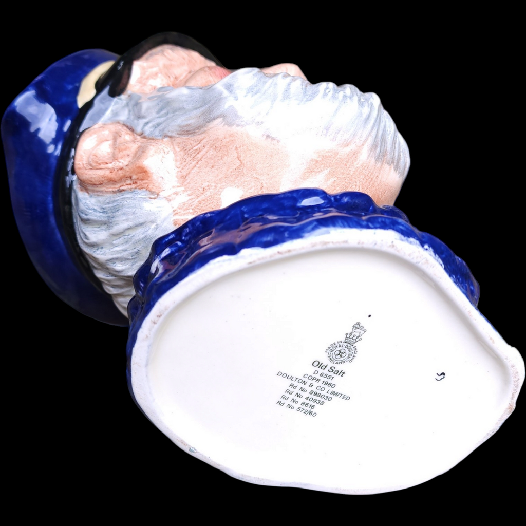 Royal Doulton English Character Jug Old Salt Large No Box