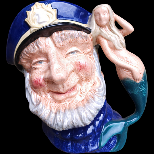 Royal Doulton English Character Jug Old Salt Large No Box